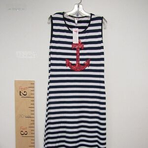 Sequin Anchor Dress New